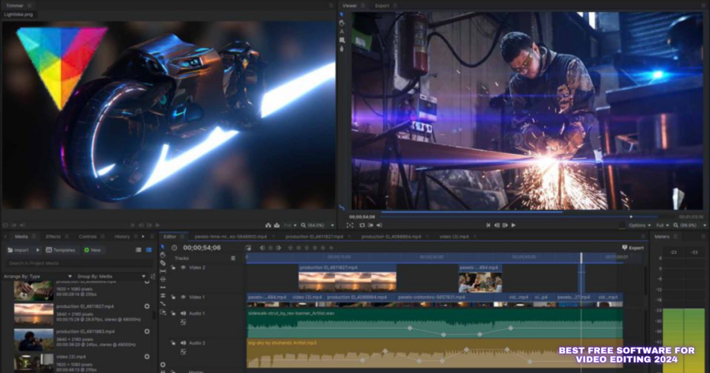 Best Free Software For Video Editing 2024