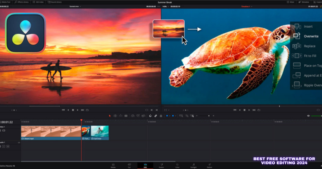 Best Free Software For Video Editing 2024