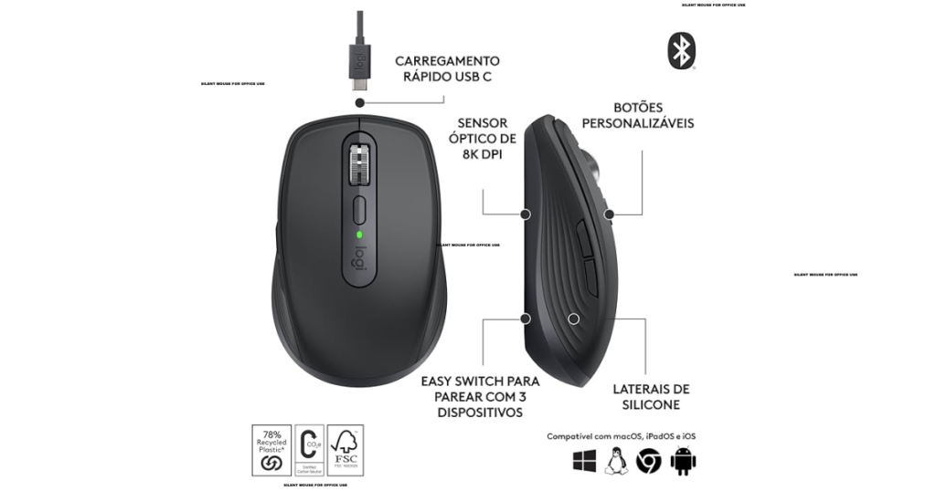  Silent Mouse For Office Use